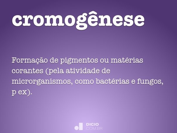 cromogênese