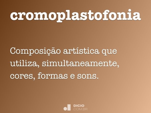 cromoplastofonia