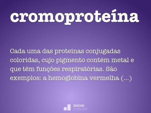 cromoproteína