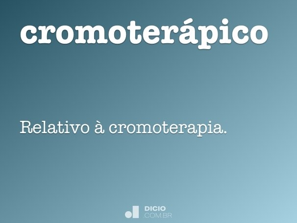 cromoterápico