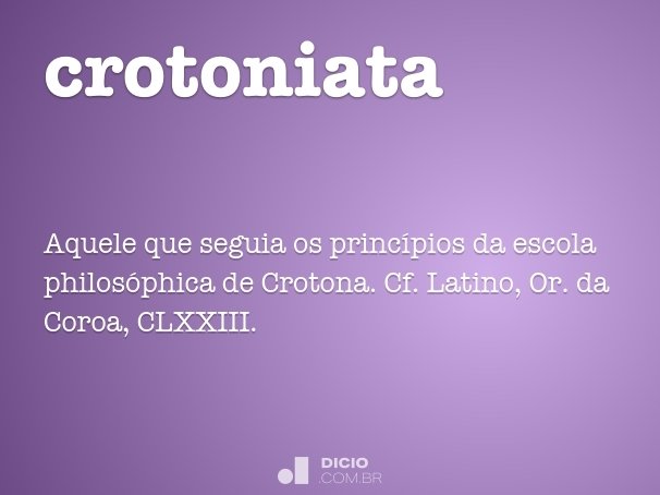 crotoniata