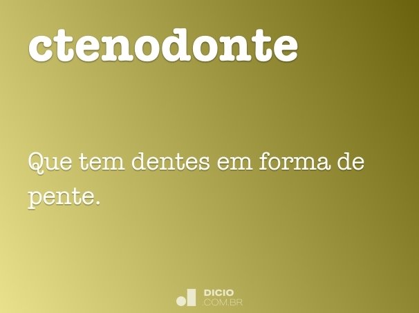 ctenodonte