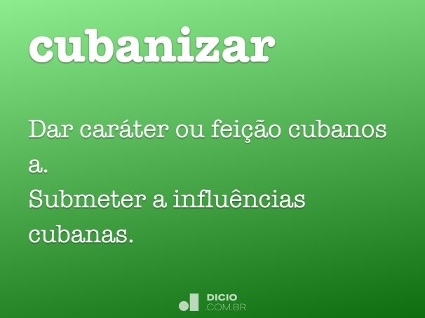 cubanizar