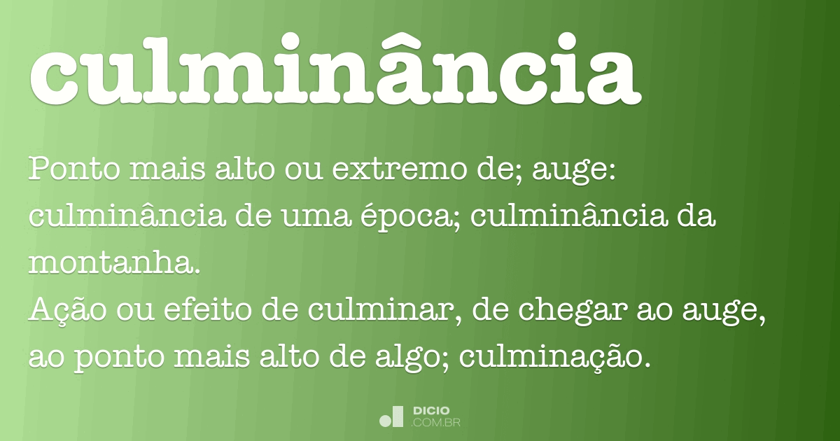 Culminância: O Que É, Significado - Só Escola