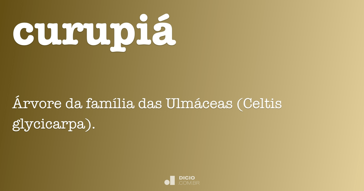 Curupira - Dicio, Dicionário Online de Português