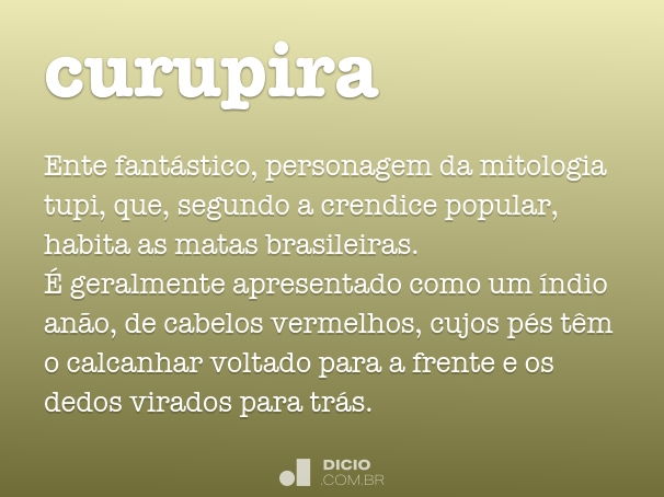 Curupira - Dicio, Dicionário Online de Português