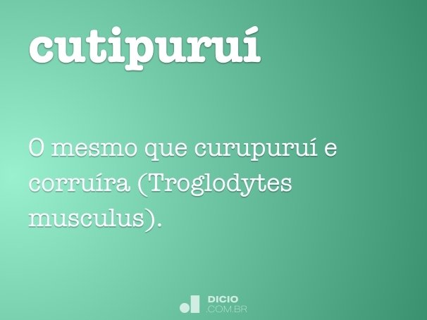 cutipuruí