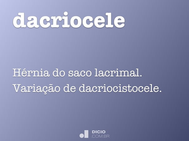 dacriocele