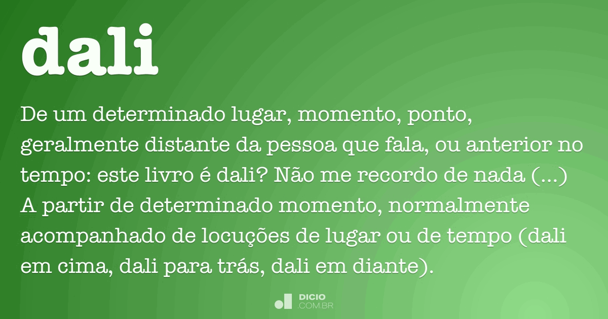 Aqui Lá E Acolá São Exemplos De Lugar