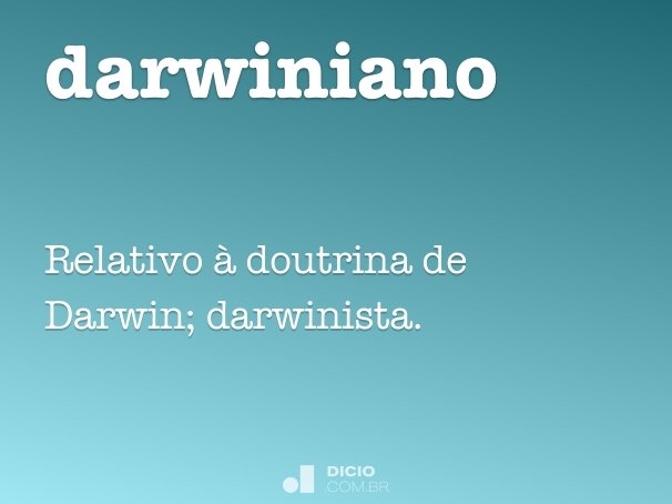 darwiniano