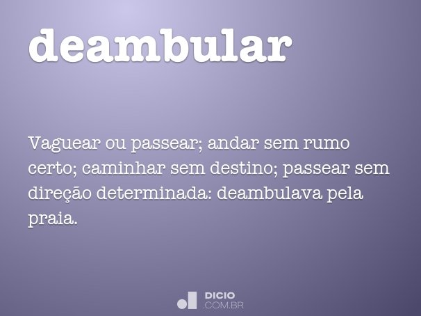 deambular