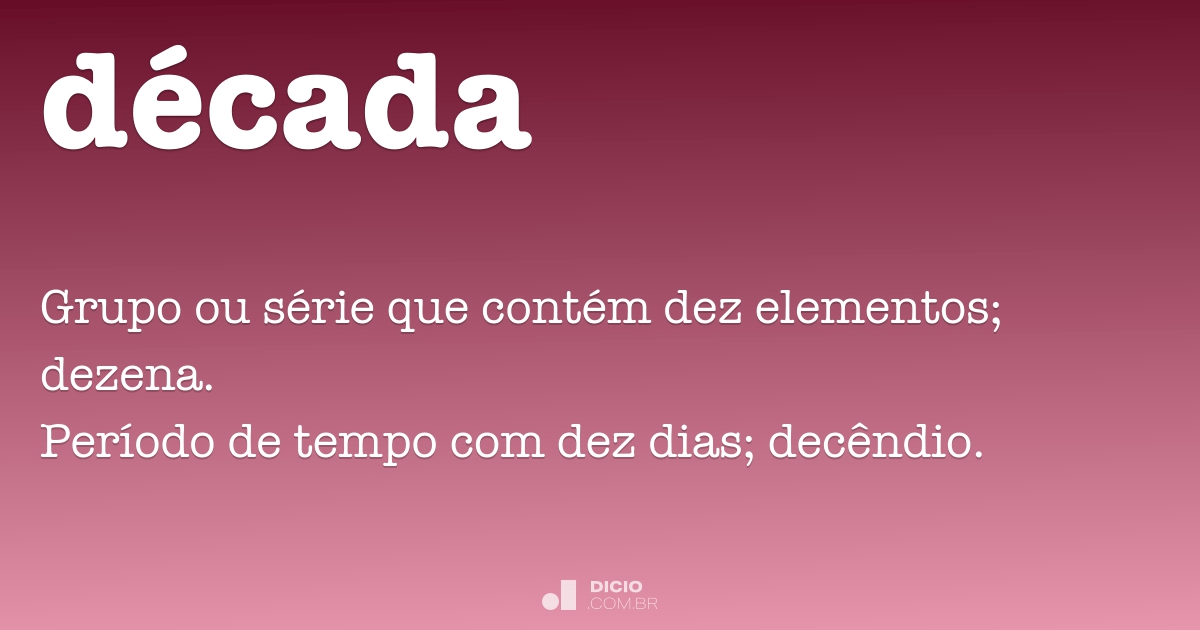 Decadência - Dicio, Dicionário Online de Português