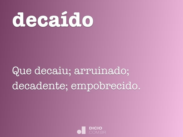 decaído