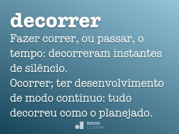 Correr - Dicio, Dicionário Online de Português