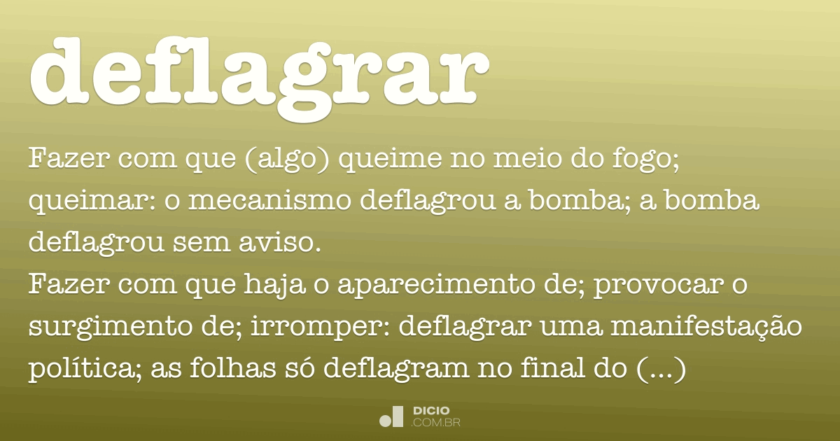 Deflagrar Dicio, Dicionário Online de Portugu u0 Aparador Romanel ~ Deflagrar Dicio, Dicionário Online de Portugu u0