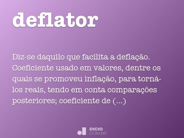 deflator