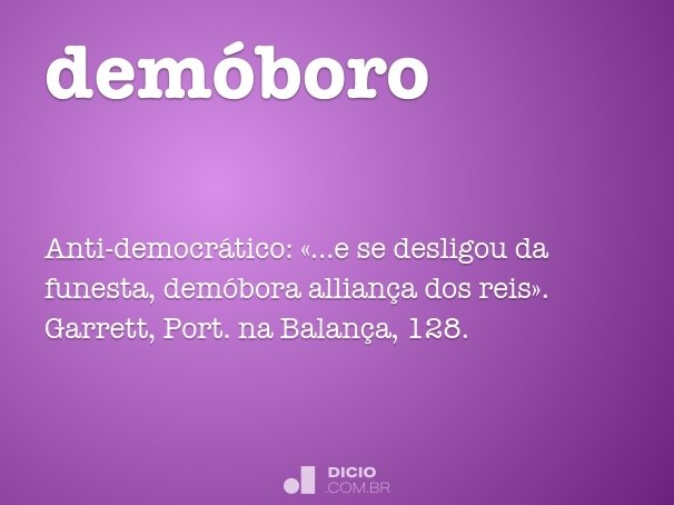 demóboro
