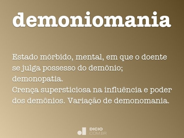 Demônio - Dicio, Dicionário Online de Português