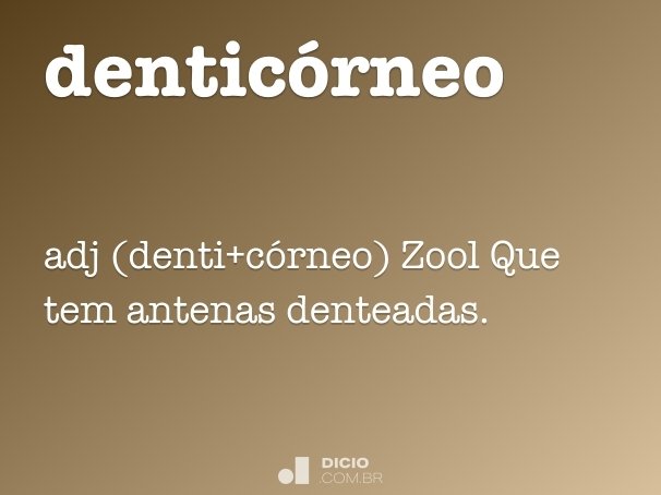 denticórneo