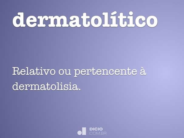 dermatolítico