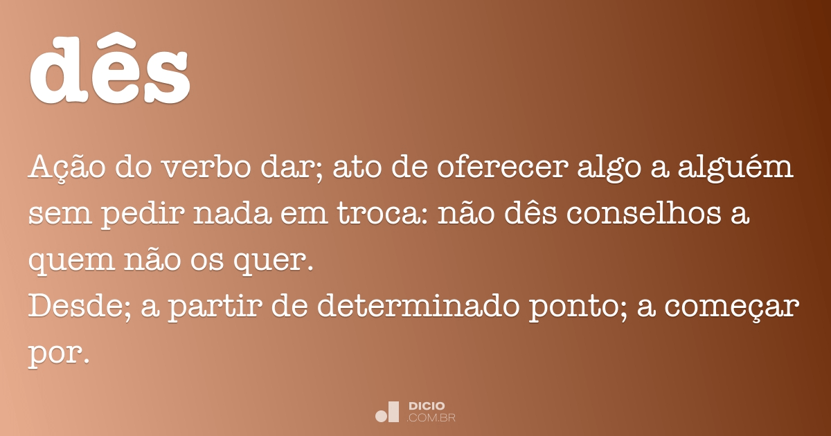 Decani - Dicio, Dicionário Online de Português