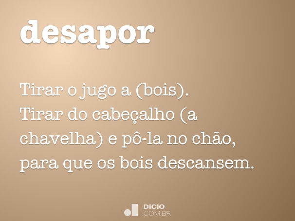 desapor