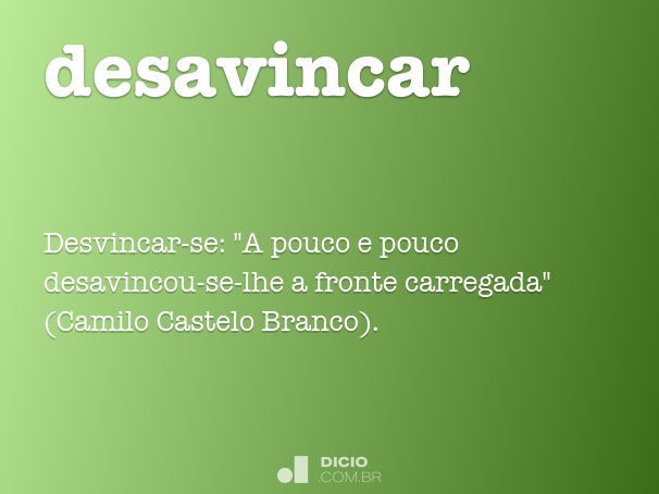 desavincar