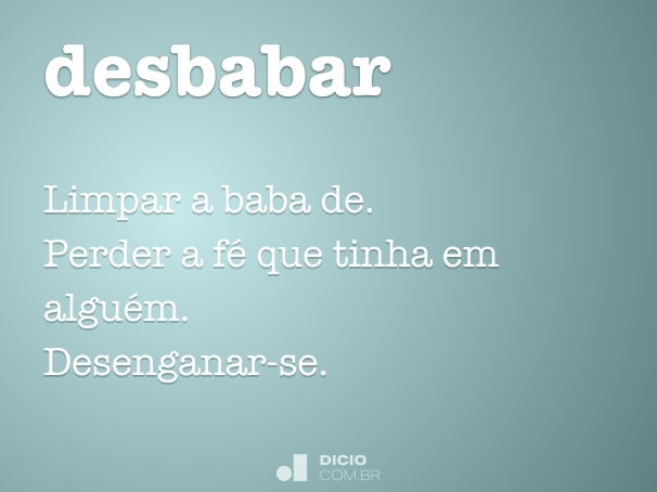 desbabar