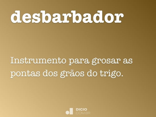 desbarbador