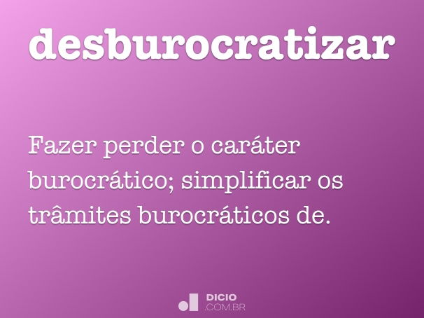 desburocratizar