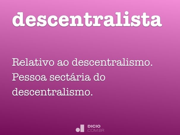 descentralista