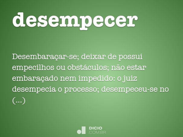 desempecer