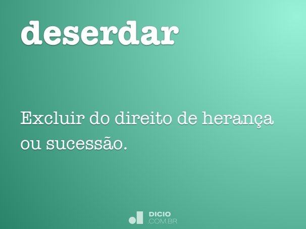 Herança - Dicio, Dicionário Online de Português