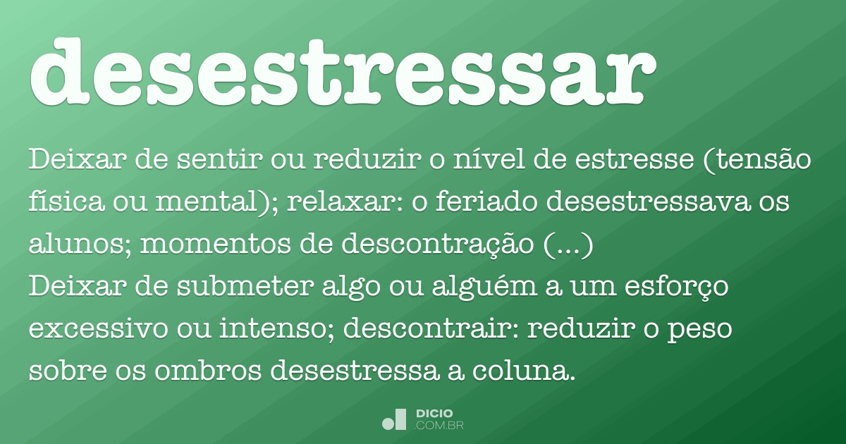 Desistir - Dicio, Dicionário Online de Português