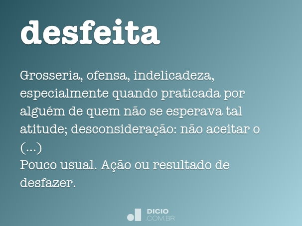 desfeita