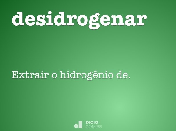 desidrogenar