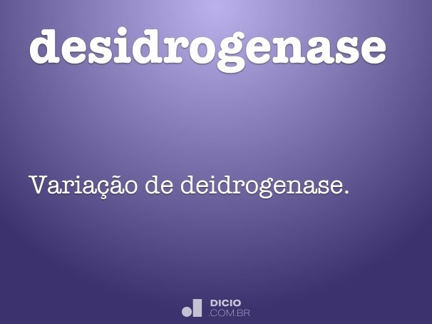 desidrogenase