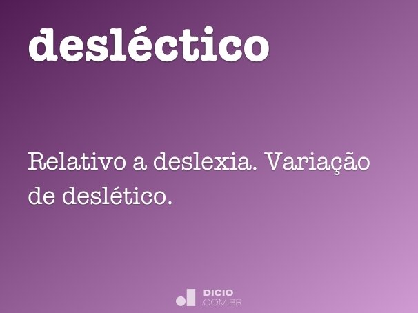 desléctico