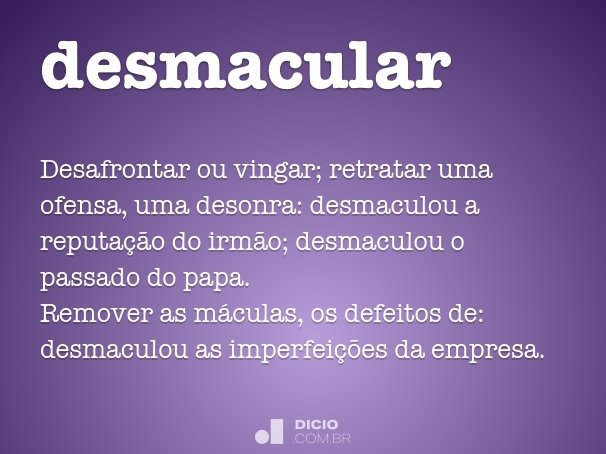 desmacular