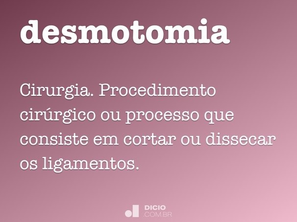 desmotomia