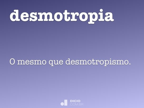 desmotropia