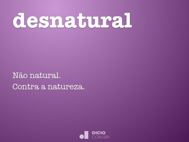 desnatural