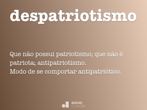 despatriotismo