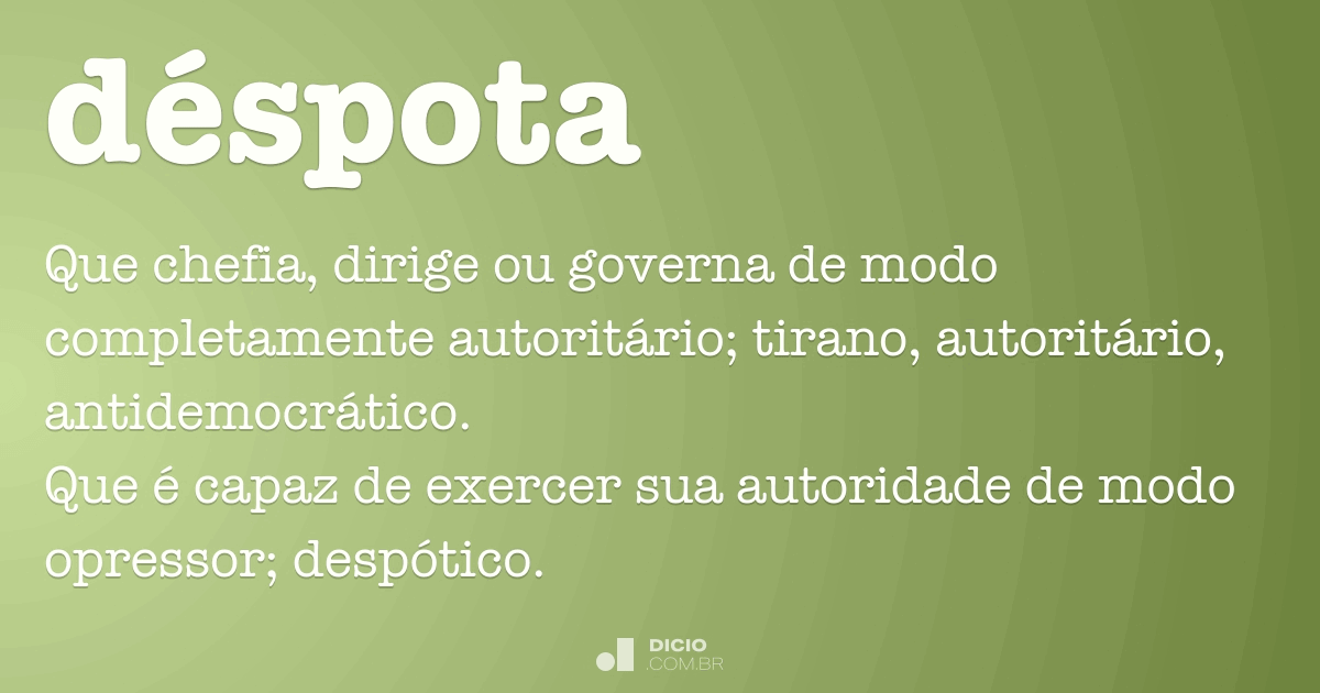 Déspota Dicio, Dicionário Online de Português