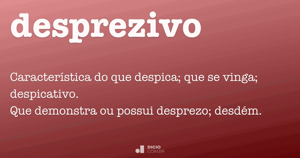 Desprestígio - Dicio, Dicionário Online de Português