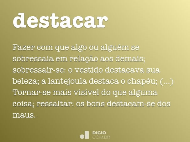 destacar