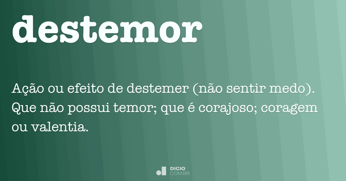 Destemor Dicio, Dicionário Online de Português