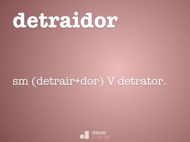 detraidor