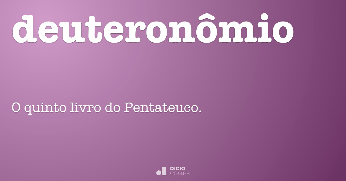 Deuteronômio