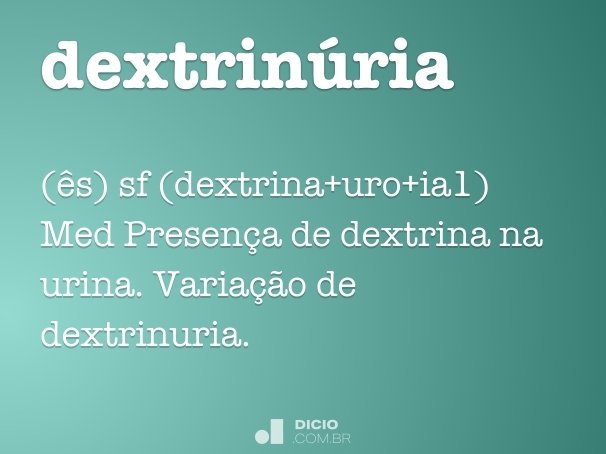 dextrinúria